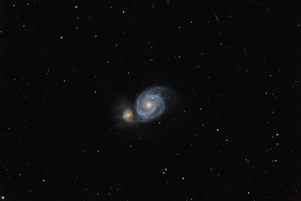 M51 – Finding all the Small&nbsp;Galaxies