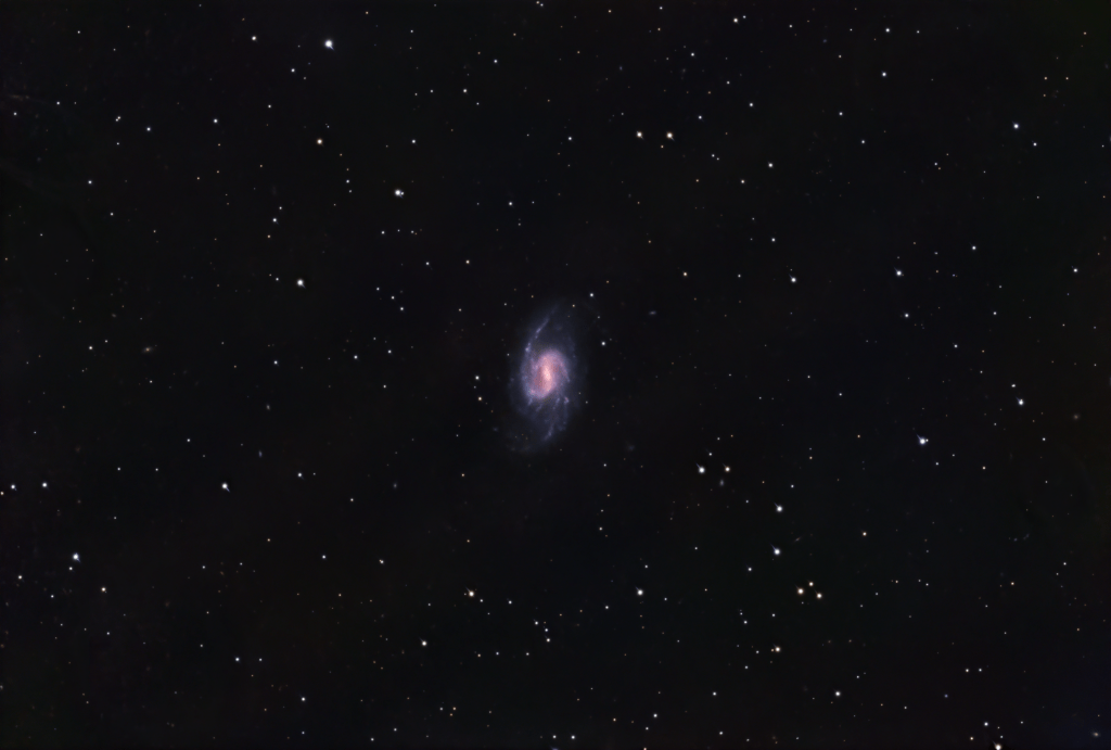 A Barred-Spiral Galaxy in a Gibbous&nbsp;Moon